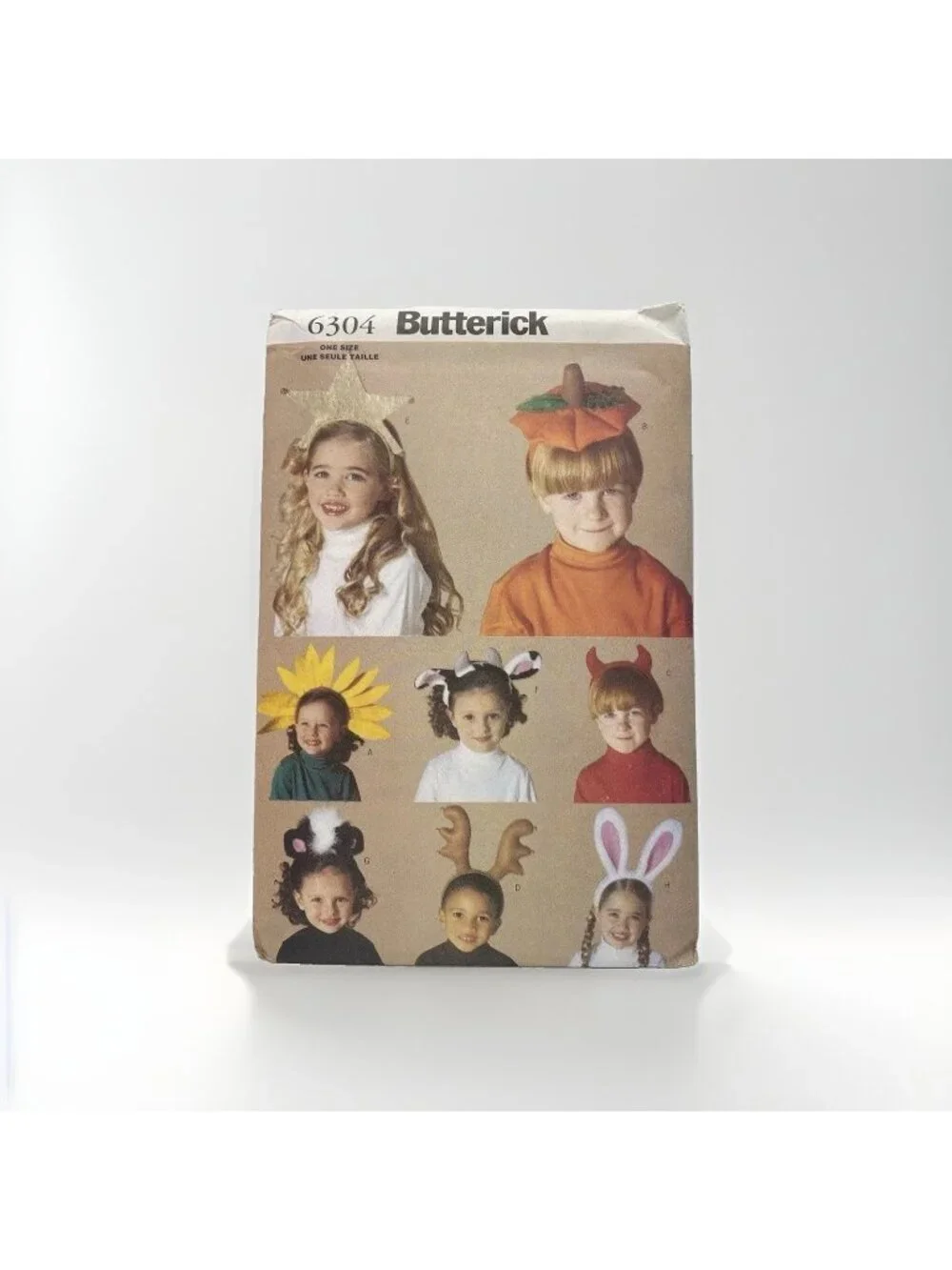 Butterick 6304 Halloween Headbands Child Sewing Pattern Uncut Costume Play